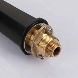 Matte Black Double Handle Basin Mixer For Bathroom