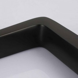 Matte Black Double Handle Basin Mixer For Bathroom