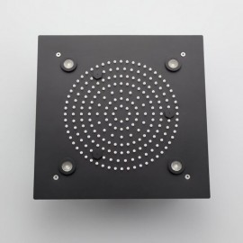 Black Recessed Hot And Cold Water Shower Faucet For Bathroom