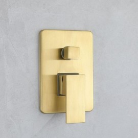 Brushed Gold Shower Faucet For Bathroom 2 Sizes Available For The Ceiling Shower Head