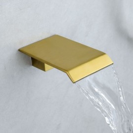 Brushed Gold Shower Faucet For Bathroom 2 Sizes Available For The Ceiling Shower Head