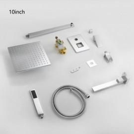 Chrome Led Shower Faucet For Bathroom 3 Sizes Available For Ceiling Shower Head