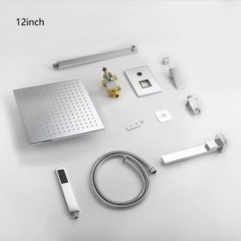 Chrome Led Shower Faucet For Bathroom 3 Sizes Available For Ceiling Shower Head