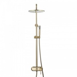 Modern Bathroom Shower Faucet Black/Brushed Gold/Grey