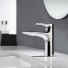 Single Handle Bathroom Sink Faucet Black/Chrome/Grey/Brushed Gold