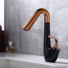 Creative Design Copper Modern Basin Faucet For Bathroom