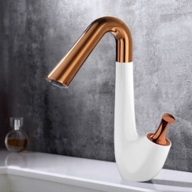 Creative Design Copper Modern Basin Faucet For Bathroom