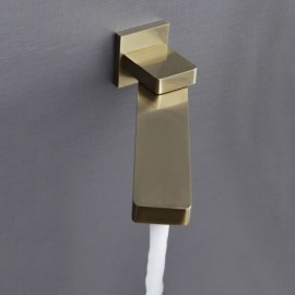 Modern Brushed Gold Shower Faucet For Bathroom Top Spray In 3 Sizes