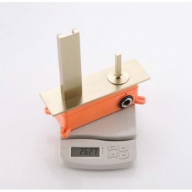 Brushed Gold Led Wall Mounted Basin Faucet For Bathroom Single Handle