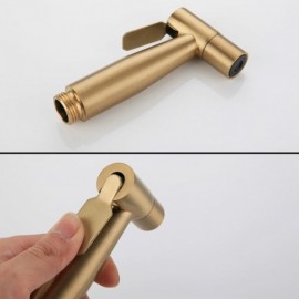 Stainless Steel Bathroom Bidet Faucet Brushed Gold