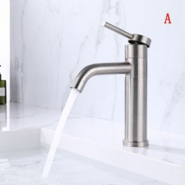 Stainless Steel Sink Faucet 180° Rotating Nozzle For Bathroom