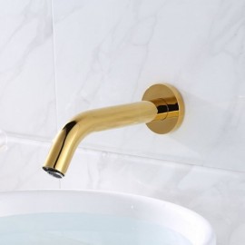 Infrared Sensor Wall Mounted Sink Faucet Chrome/Antique/Black/Gold