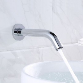 Infrared Sensor Wall Mounted Sink Faucet Chrome/Antique/Black/Gold