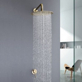 Recessed Bathroom Shower Faucet Black/Chrome/Brushed Gold