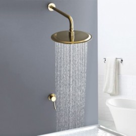 Recessed Bathroom Shower Faucet Black/Chrome/Brushed Gold