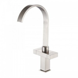 Modern Square 2-Handle Kitchen Mixer Faucet Chrome/Brushed Nickel