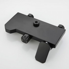 Black Stainless Steel Shower Faucet With Faucet For Bathroom