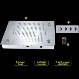 Multifunctional Led Recessed Cold Hot Shower Faucet For Bathroom