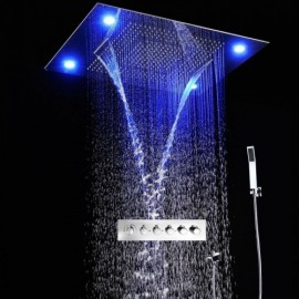 Multifunctional Led Thermostatic Shower Faucet For Bathroom