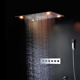 Multifunctional Led Thermostatic Shower Faucet For Bathroom