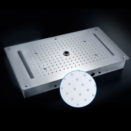 Warm White Led Thermostatic Shower Faucet For Bathroom