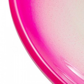 Round Countertop Washbasin In Tempered Glass With Waterfall Faucet For Bathroom