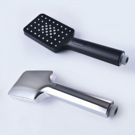 Wall-Mounted Thermostatic Shower Faucet Black/Chrome With Waterfall Faucet