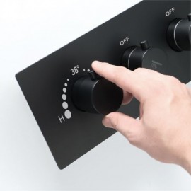 4-Function Concealed Thermostatic Shower Valve Concealed Box Not Included