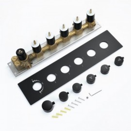 4-Function Concealed Thermostatic Shower Valve Concealed Box Not Included