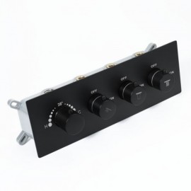 Thermostatic Black Shower Valve With 4 Handles 3 Functions Concealed Box Included