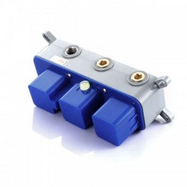 Black Thermostatic Dual Function Shower Valve Concealed Box Included