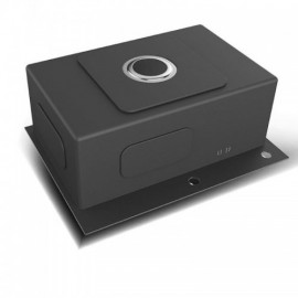Thick Black Stainless Steel Single Bowl Sink For Kitchen