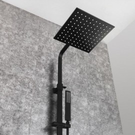 Black Led Lift-Up Shower Faucet For Bathroom
