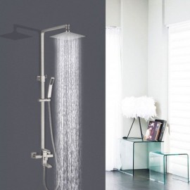 Modern Lifting Shower Faucet With Rotating Faucet For Bathroom Wall Mounting