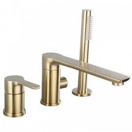 Contemporary Bathtub Faucet With Hand Shower For Bathroom