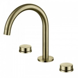 Modern Solid Brass Bathroom Basin Faucet 3 Colors Available