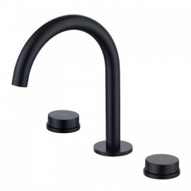 Modern Solid Brass Bathroom Basin Faucet 3 Colors Available