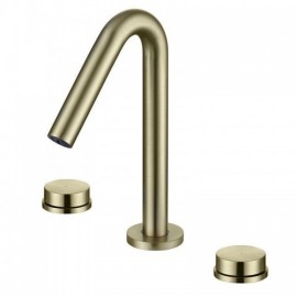 Classic Solid Brass 2 Handle 3 Hole Lavatory Faucet