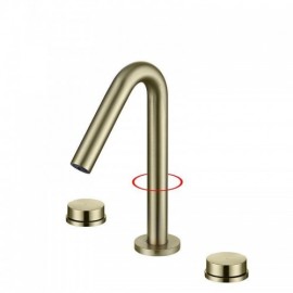 Classic Solid Brass 2 Handle 3 Hole Lavatory Faucet