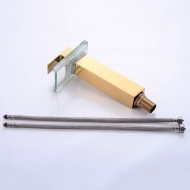 Led Waterfall Basin Mixer For Bathroom