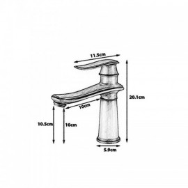 Modern Brass Basin Mixer With 5 Models