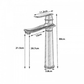 Modern Basin Mixer With Orb Finish 5 Colors To Choose From