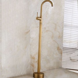Antique Brass Bathtub Faucet For Bathroom