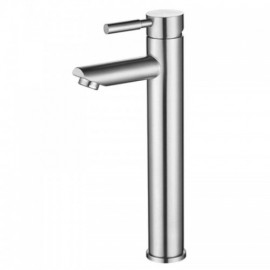 Contemporary 304 Stainless Steel Single Hole Bathroom Sink Faucet