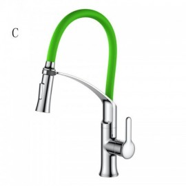 Two Function Sprayer Kitchen Faucet One Handle 4 Colors To Choose