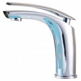 Ultra-Contemporary Style Single-Handle Solid Brass Sink Faucet 5 Colors To Choose From