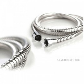 Chrome Shower Faucet With Hand Shower Chrome+Green