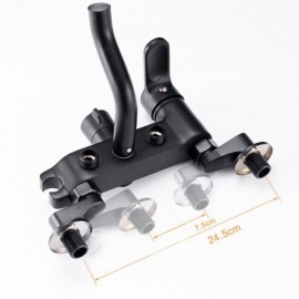 Bath Faucet Accessories S-Connector Long In Antique Brass Or Black