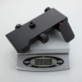 Elegant Black Shower Faucet With High Shower Head For Bathroom