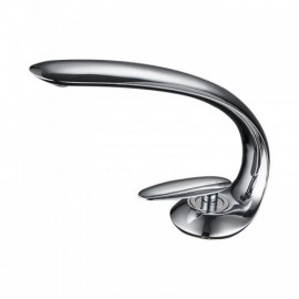 Basin Faucet With Modern Long Arc Design For Bathroom
